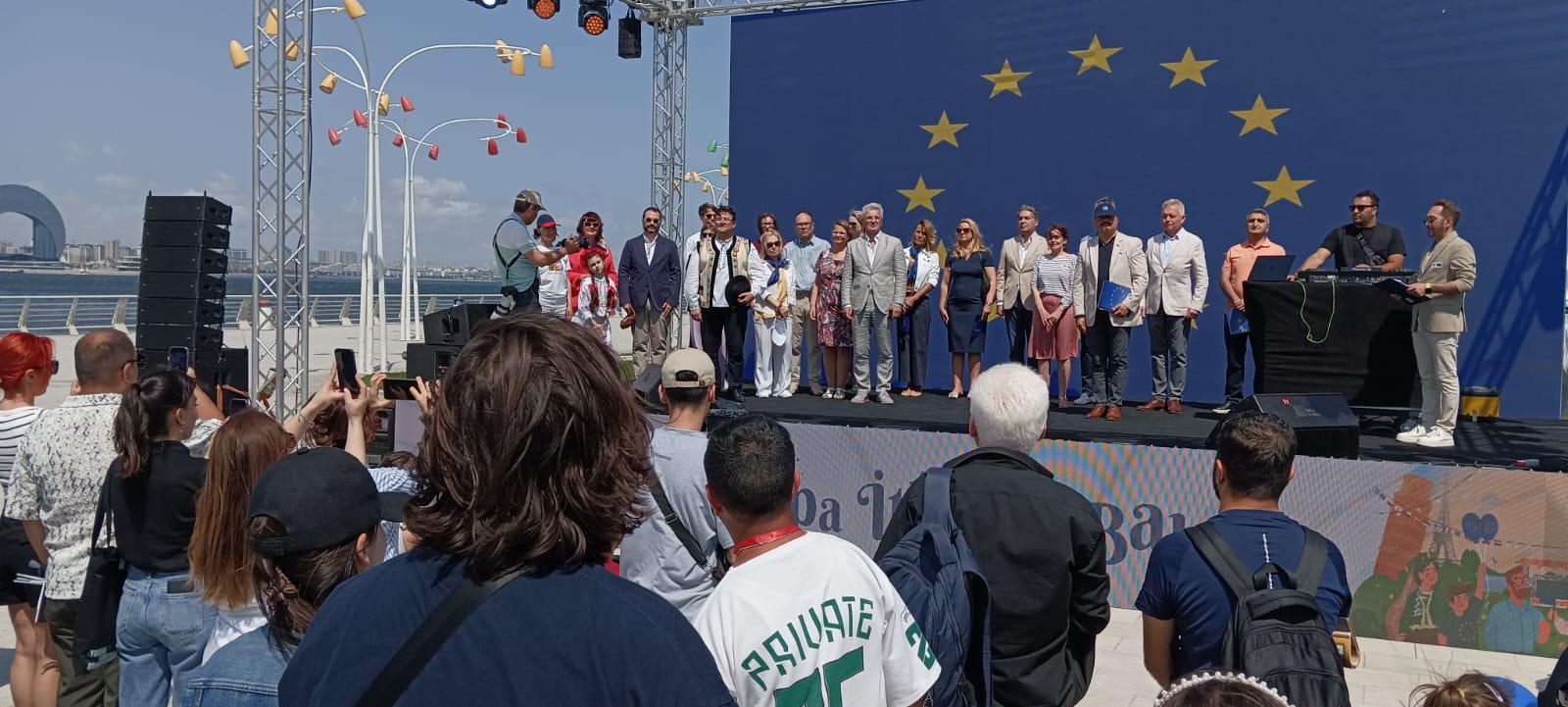 Участие на посолството в културното мероприятие “Eurovillage”, организирано от Делегацията на ЕС в Република Азербайджан на 22 юни 2025 г. в центъра на град Баку